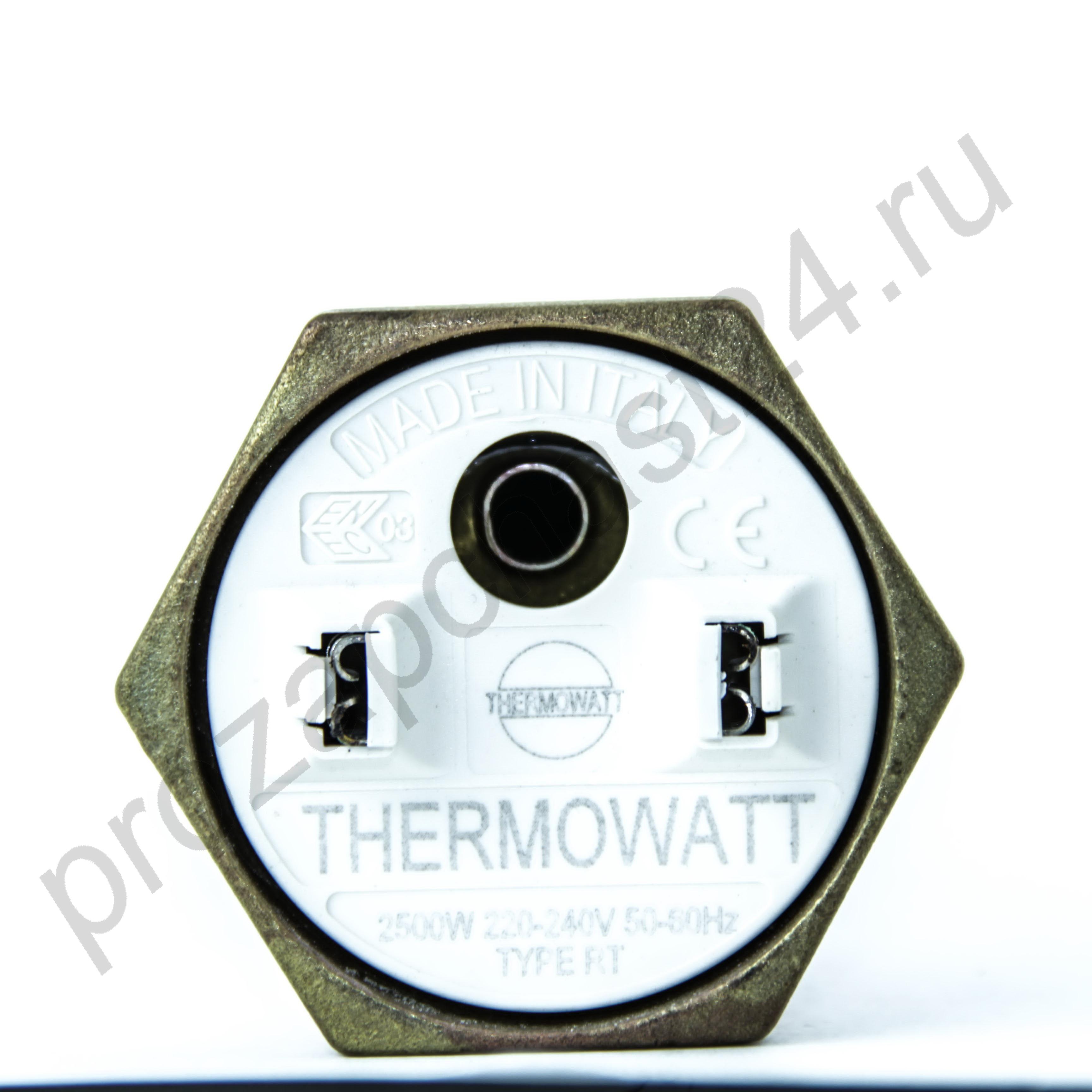 ТЭН водонагревателя 2,5 КВт 220V RCT TW3 1"1/4 (42мм) L=275мм Thermowatt медь